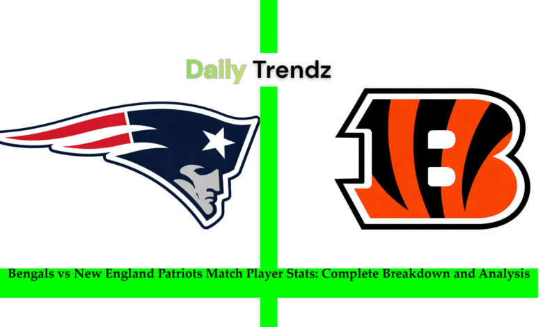 bengals vs new england patriots match player stats