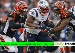 bengals vs new england patriots match player stats