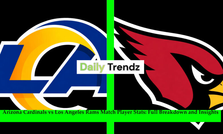 arizona cardinals vs los angeles rams match player stats