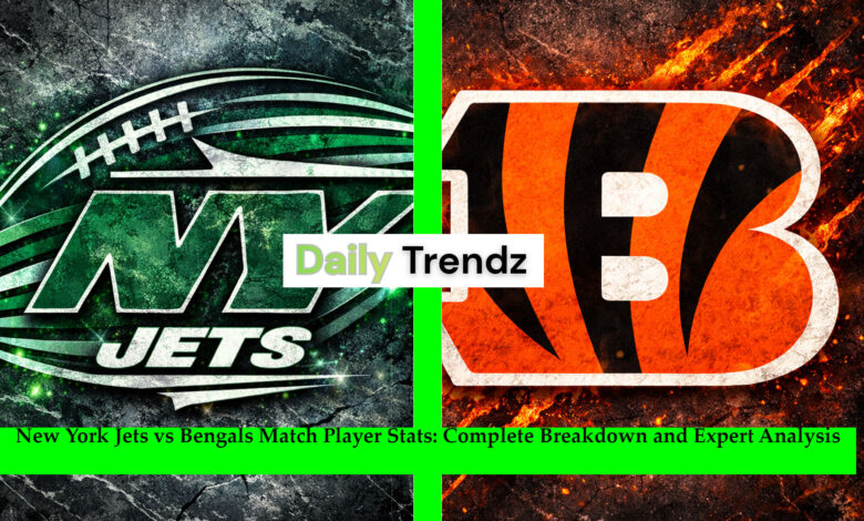 new york jets vs bengals match player stats