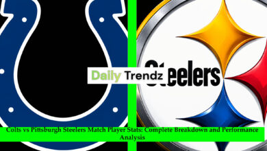 colts vs pittsburgh steelers match player stats