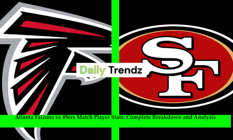 atlanta falcons vs 49ers match player stats