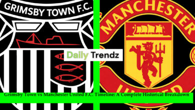 grimsby town vs manchester united f.c. timeline