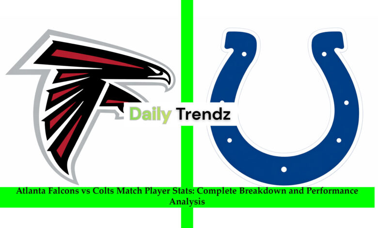 atlanta falcons vs colts match player stats