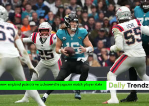 new england patriots vs jacksonville jaguars match player stats