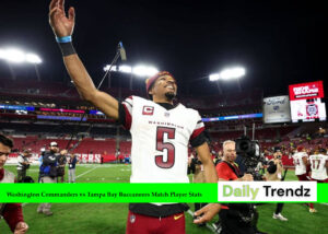 Washington Commanders vs Tampa Bay Buccaneers Match Player Stats