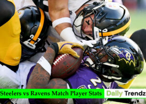 Steelers vs Ravens Match Player Stats