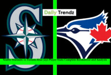 Seattle Mariners vs Toronto Blue Jays Player Stats