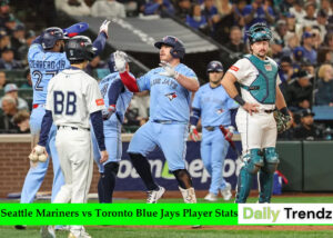 Seattle Mariners vs Toronto Blue Jays Player Stats