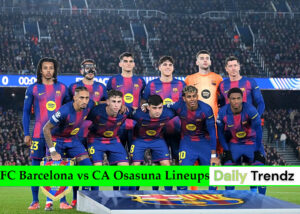 FC Barcelona vs CA Osasuna Lineups