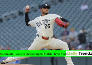 Minnesota Twins vs Detroit Tigers Match Player Stats