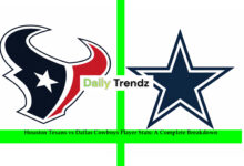 Houston Texans vs Dallas Cowboys Player Stats