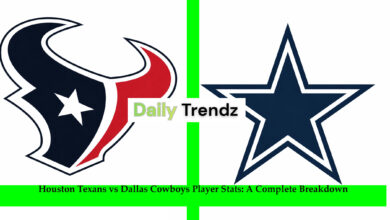 Houston Texans vs Dallas Cowboys Player Stats