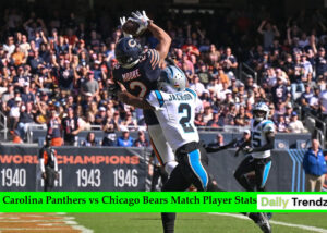 Carolina Panthers vs Chicago Bears Match Player Stats