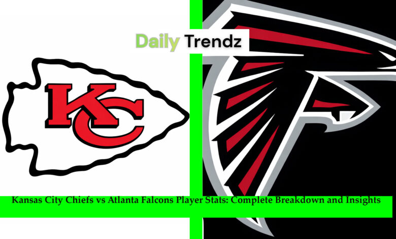Kansas City Chiefs vs Atlanta Falcons Player Stats