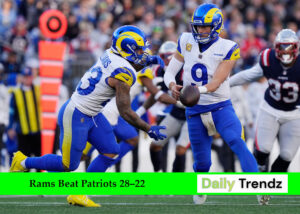 Rams Beat Patriots 28–22