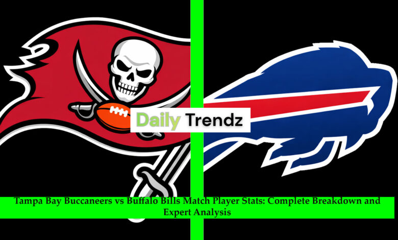 tampa bay buccaneers vs buffalo bills match player stats