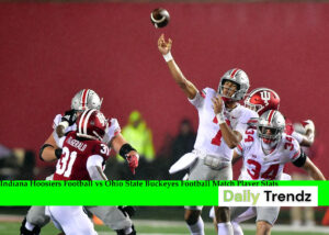 Indiana Hoosiers Football vs Ohio State Buckeyes Football Match Player Stats