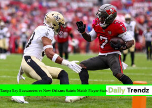 Tampa Bay Buccaneers vs New Orleans Saints Match Player Stats