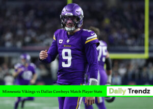 Minnesota Vikings vs Dallas Cowboys Match Player Stats