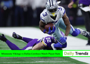 Minnesota Vikings vs Dallas Cowboys Match Player Stats