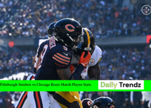 Pittsburgh Steelers vs Chicago Bears Match Player Stats