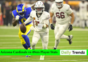 Arizona Cardinals vs 49ers Player Stats