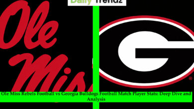 Ole Miss Rebels Football vs Georgia Bulldogs Football Match Player Stats