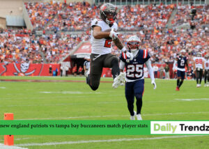 new england patriots vs tampa bay buccaneers match player stats